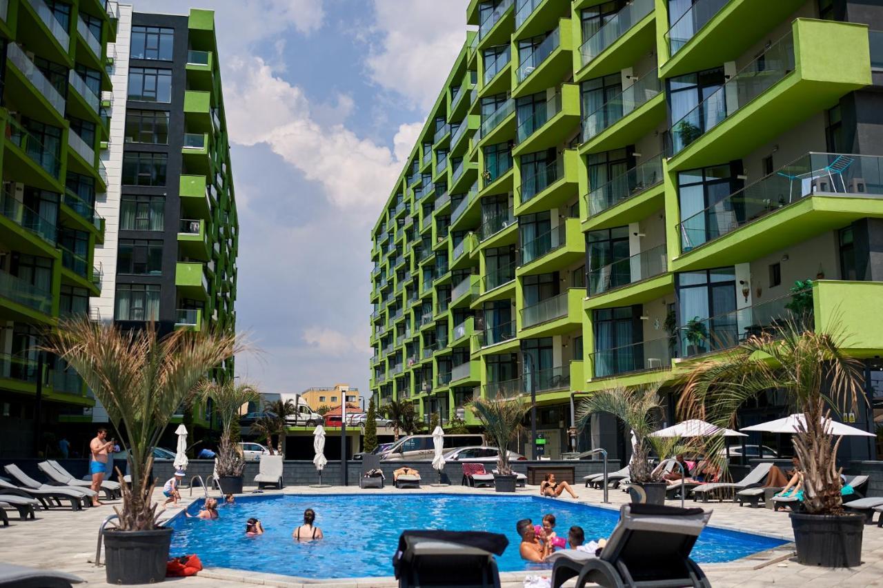 Sunrise Aparthotel Pool & Spa Mamaia Nord 那沃达利 外观 照片